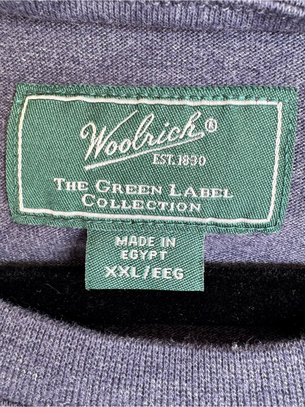 Woolrich Men's Long-Sleeve Crew Pocket Shirt - Navy - Picture 3 of 9